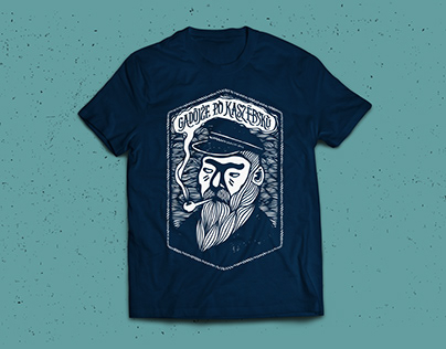 Rëbôk (Fisherman) T-shirt design