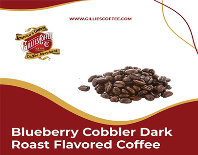 Blueberry Cobbler Dark Roast Flavored Coffee