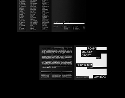 THE XX / alternative album cover / vinyl / redesign