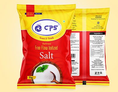 CPS Free Flow Salt Package Design