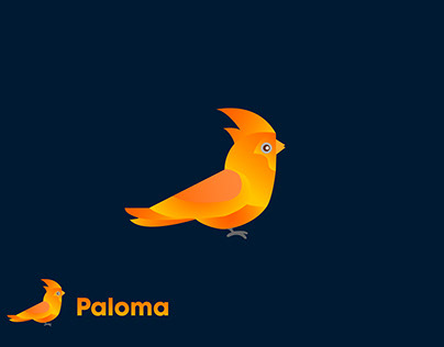 Paloma Birds logo vector image