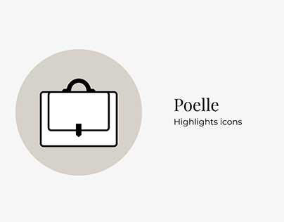 Poelle, highlights icons
