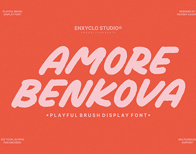 [FREE] NCL AMORE BENKOVA - Playful Brush Display Font