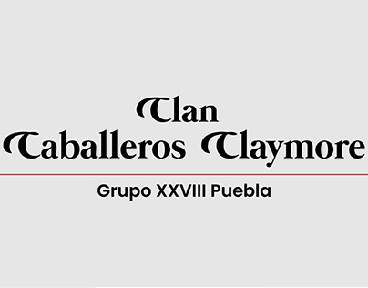 Caballeros Claymore - XXVIII Puebla