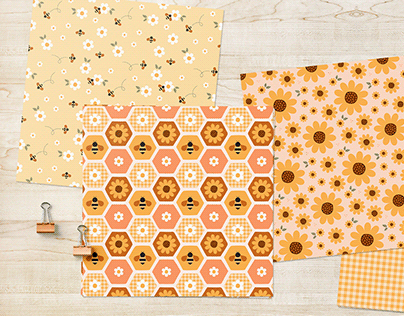 Honey Bees | Pattern Collection