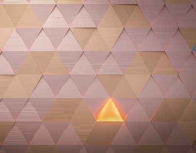 Tiling Wall with Triangles