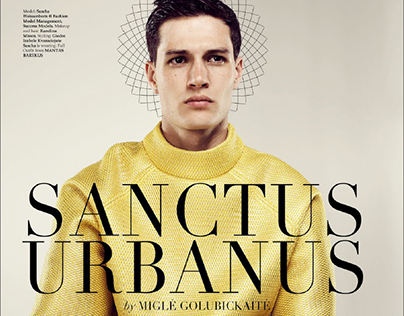 "Sanctus Urbanus" editorial for MOD magazine