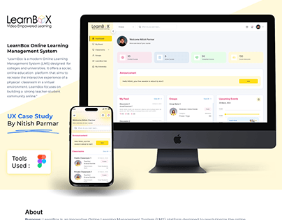UX Case Study - Learning Management System.