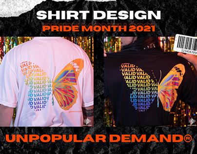 Unpopular Demand® (Pride 2021) | Shirt Design