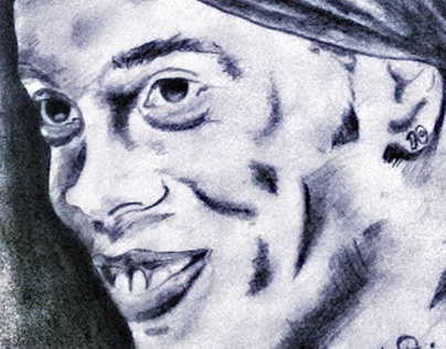 Ronaldinho ( pencil art )