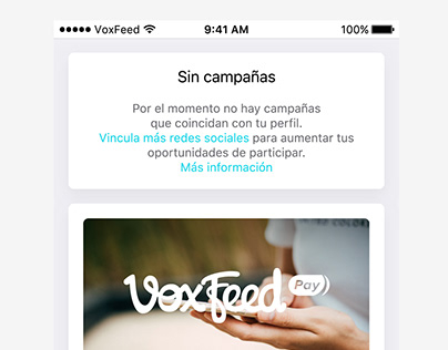 Product Design / VoxFeed (iOS)