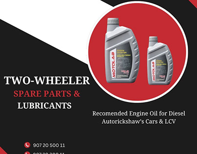 Two-Wheeler Spare Parts and Lubricants
