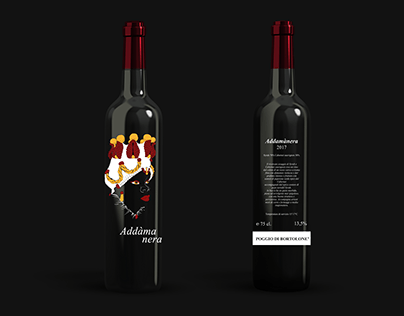 Addàmanera - riprogettazione etichetta vino Siciliano