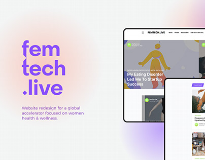 Fem Tech Live | Website Redesign