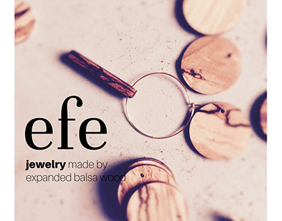 efe – jewelry made by expanded balsa wood