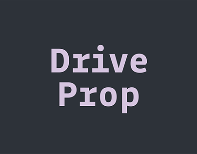 Drive Prop Font