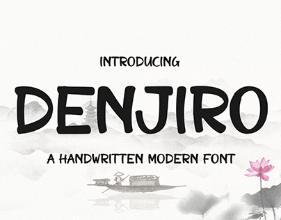 Denjiro - Free Font