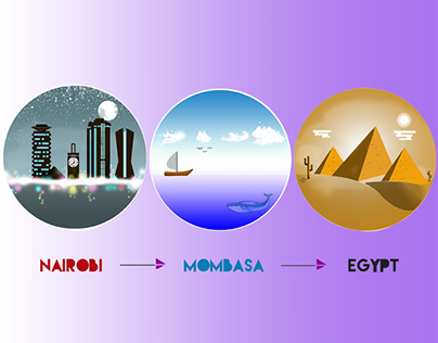 Graphic Road-trip (Nairobi to Mombasa to Egypt)