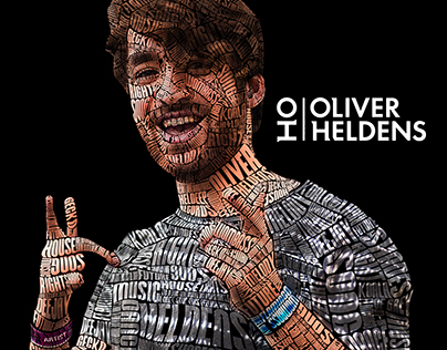Oliver Heldens Typography portrait