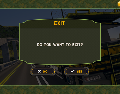 Army Truck Vehicle Transporter Ui