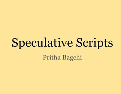 Speculative Scripts