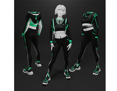 LHC Neon outfit.