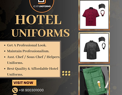 Get Hotel Uniforms From the Best Uniforms Manufacturer.