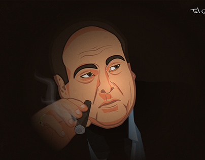 Tony Soprano illustration