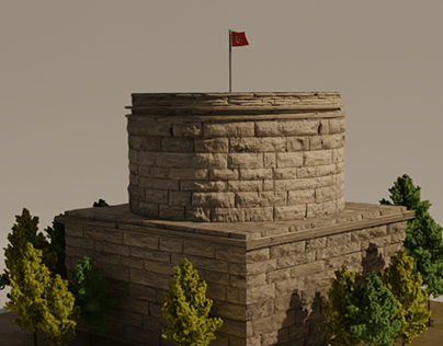 3D Realistic Tower from Turkey