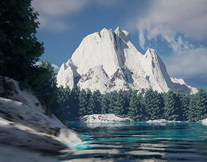 Project thumbnail - Mountain - Unreal Engine