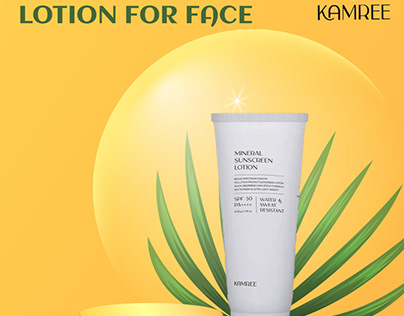 Sunscreen lotion for face