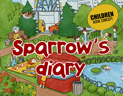 Children's Book concept - Sparrow’s Diary