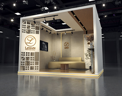 LEWAN kuwait exhibition- stand- 3d booth- design -event