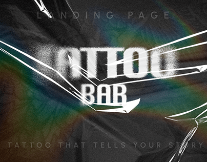 Tattoo Bar Concept | Landing page for a Tattoo Studio