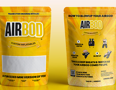 AIRBOD POUCH PACKAGING DESIGN