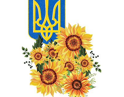 Ukraine Flowers Trident