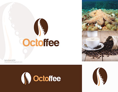Octoffee Logo & Brand Packaging.