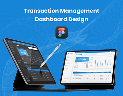 Transaction Management Dashboard | Light & Dark Theme