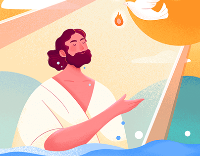 Christian Baptism Illustrations