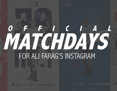 Matchday posters - ali farag vol.1