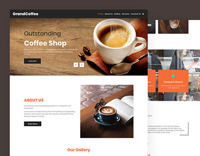 Grandcoffee – Coffee Shop HTML Template