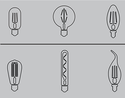 Pictogram - Led filament bulb