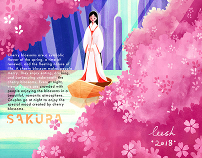 Illustration: Cherry Blossom Season