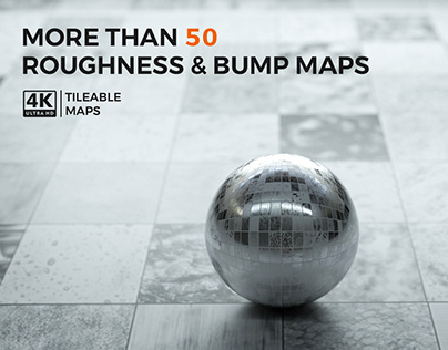 Free 4K Tileable Roughness & bump maps
