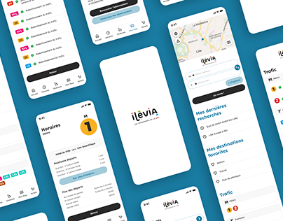 App mobile du réseau de transports en commun Ilévia