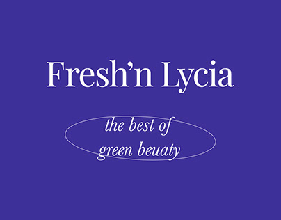 Fresh'n Lycia - Branding & Packaging