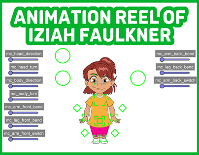 2D Animation Reel of Iziah Faulkner