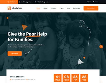 charity, donation, nonprofit, non profit, ngo website