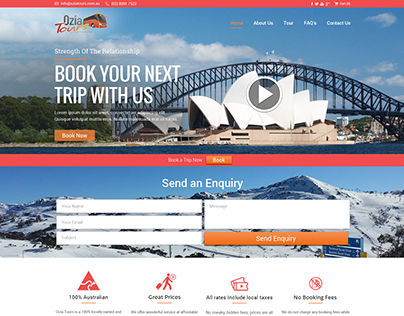 Tours & Travels Webdesigns