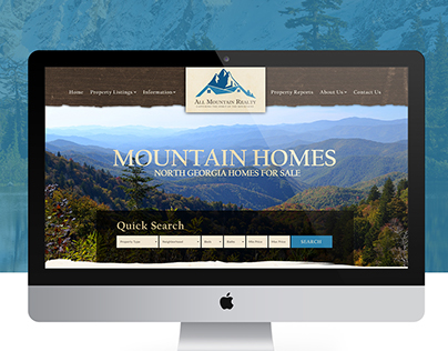 All Mountain Realty Web Design Concept